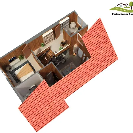 Komfort-ferienhaus - Extertal-ferienpark Fuer 1-5 Personen Sauna * Extertal